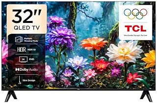 TCL Television 32 Inch S51K Full HD QLED Smart TV (2026 Model) 32" 2K QLED Google TV, HDR10, Ultra-Wide Color Gamut, Dolby Audio, Google Cast, Multiple Viewing Modes, Metallic Beze UAE price comparison