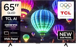 TCL 65T69D Television 65 Inch Smart TV 4K Premium QLED Colorful Quantum Crystal HDR 10+ Gaming Google TV, Dolby Vision Atmos, DTS Virtual:X, MEMC, Game Master with Slim Design (202 UAE price comparison