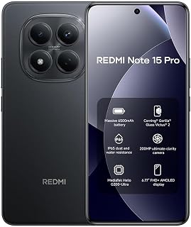 Xiaomi Redmi Note 15 Pro Smartphone 8+256GB,Black,6500mAh Battery UAE price comparison